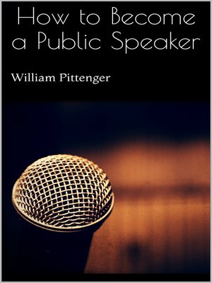 cover image of How to Become a Public Speaker